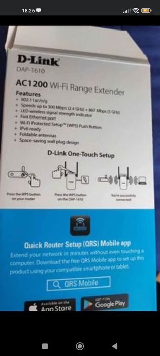 Vendo AC1200 WiFi Ranger Extender Negociável