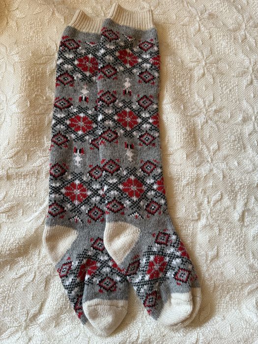 Високі зимові шкарпетки жіночі шерстяні 35-38