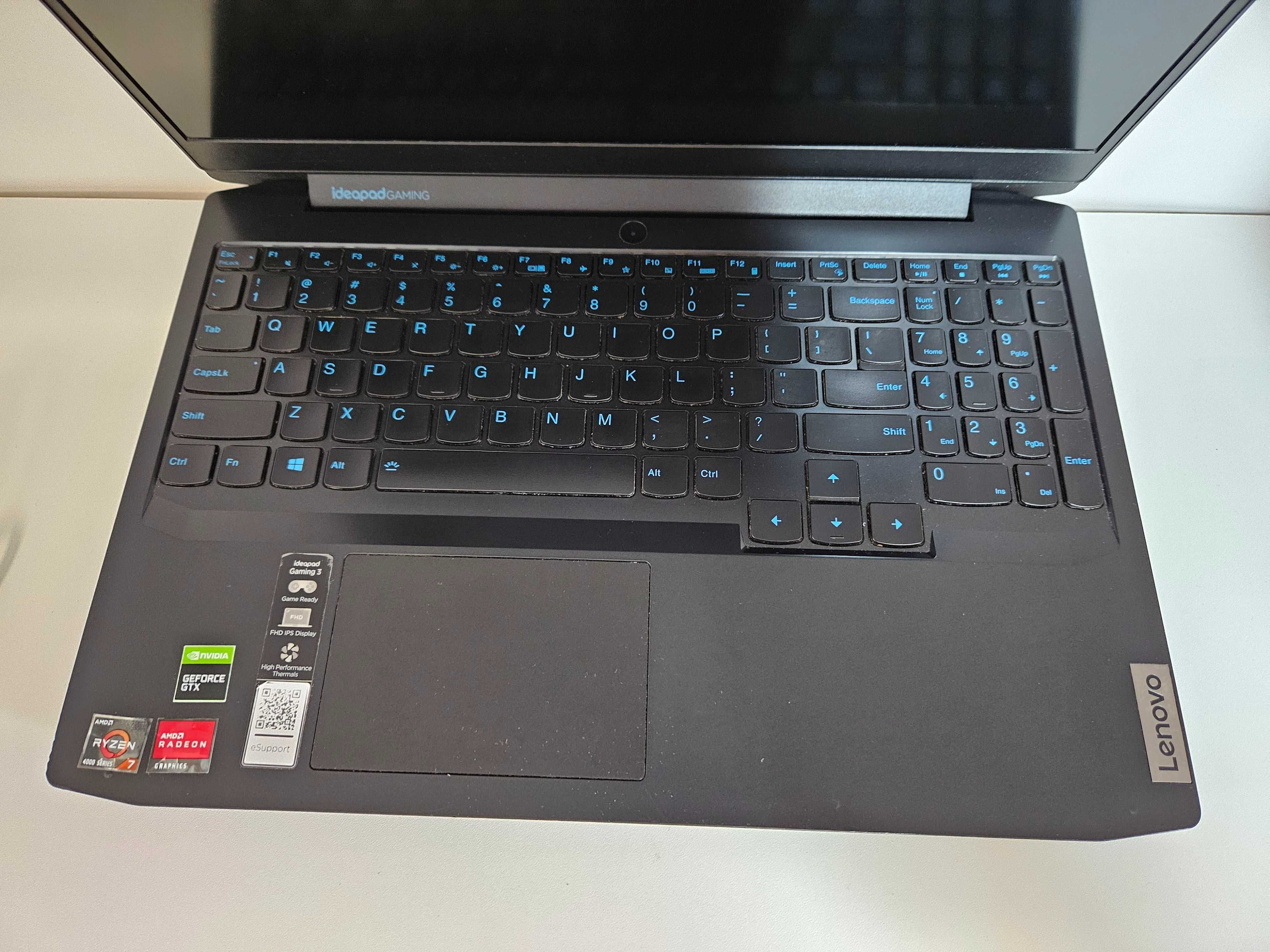 Laptop LENOVO 82EY IdeaPad Gaming 3 / Ryzen 7 4800H / GTX 1650 Ti