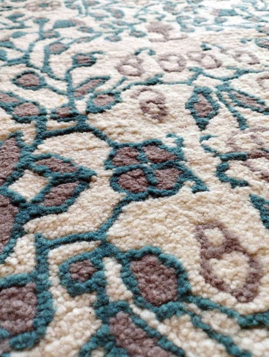 Oryginalny tkany dywan Tunezja 235 x 167 cm splot 20x20 Certyfikat