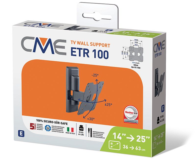 uchwyt na telewizor cme etr100
