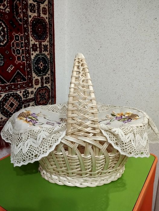 Пасхальний кошик з рушничком