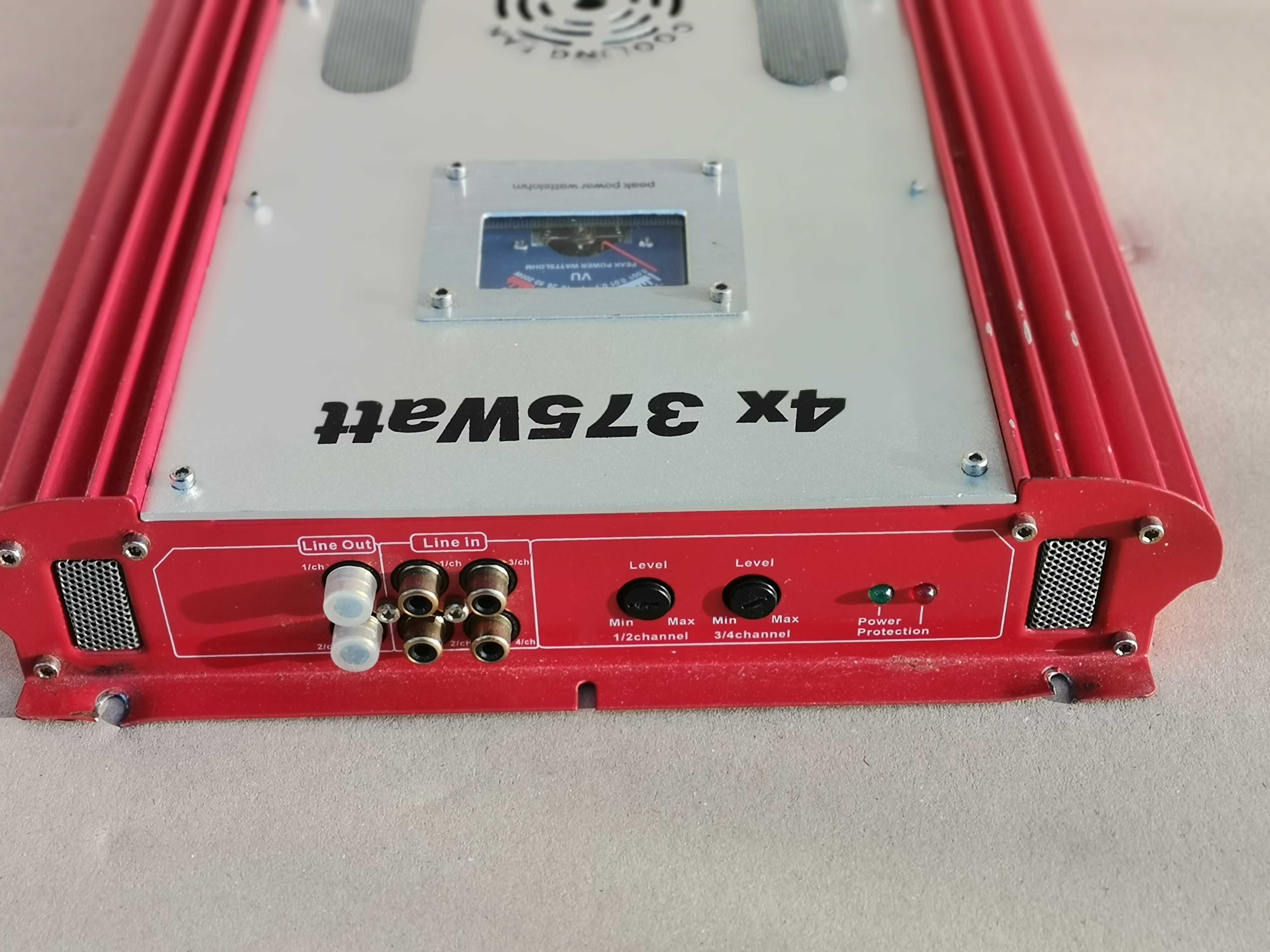 Mc Hammer Hurricane 1500 Watt wzmacniacz samochodowy 4 x 375 Watt
