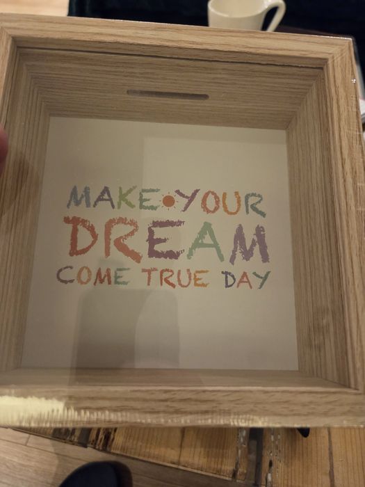 Nowa Drewniana Skarbonka