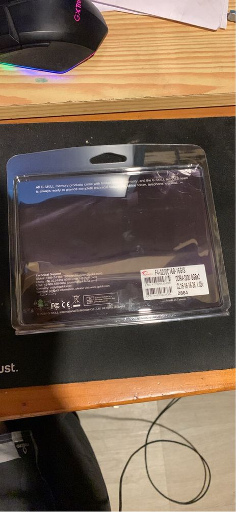 Vendo DDR4 Ram Gskill Aegis 3200mhz