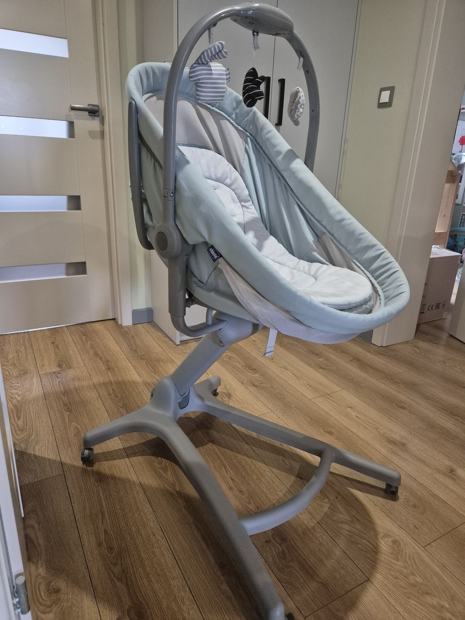 Chicco, Baby Hug 4in1 Air, kołyska, leżaczek, krzesełko