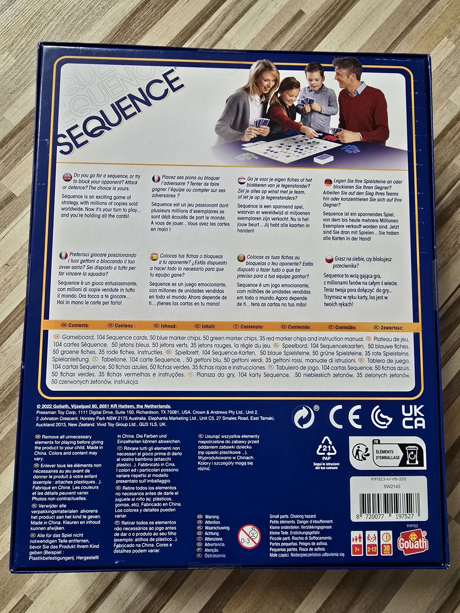 Gra Sequence Classic Goliath