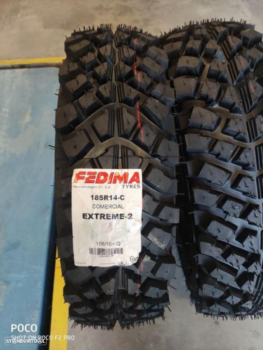 2 pneus 185r14c  fedima oferta dos portes