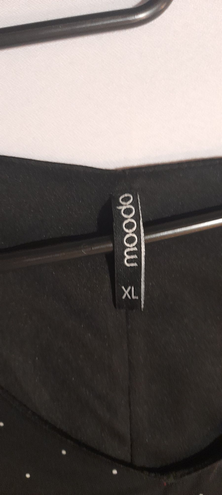 Czarna sukienka modoo XL bluzka koszulka