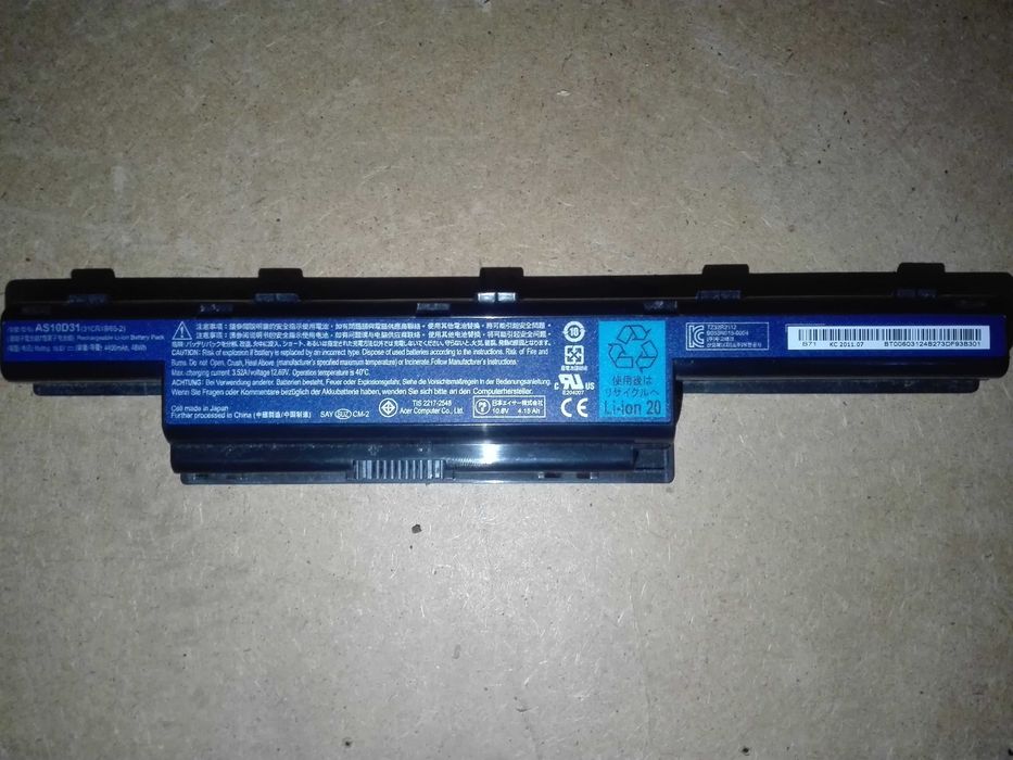 Акумулятор до ноутбука Acer AS10D31