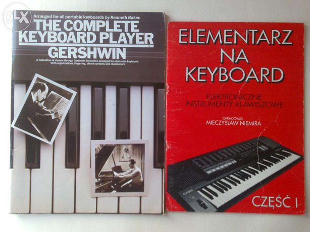 Podręczniki do gry na keyboardzie oraz śpiewniki