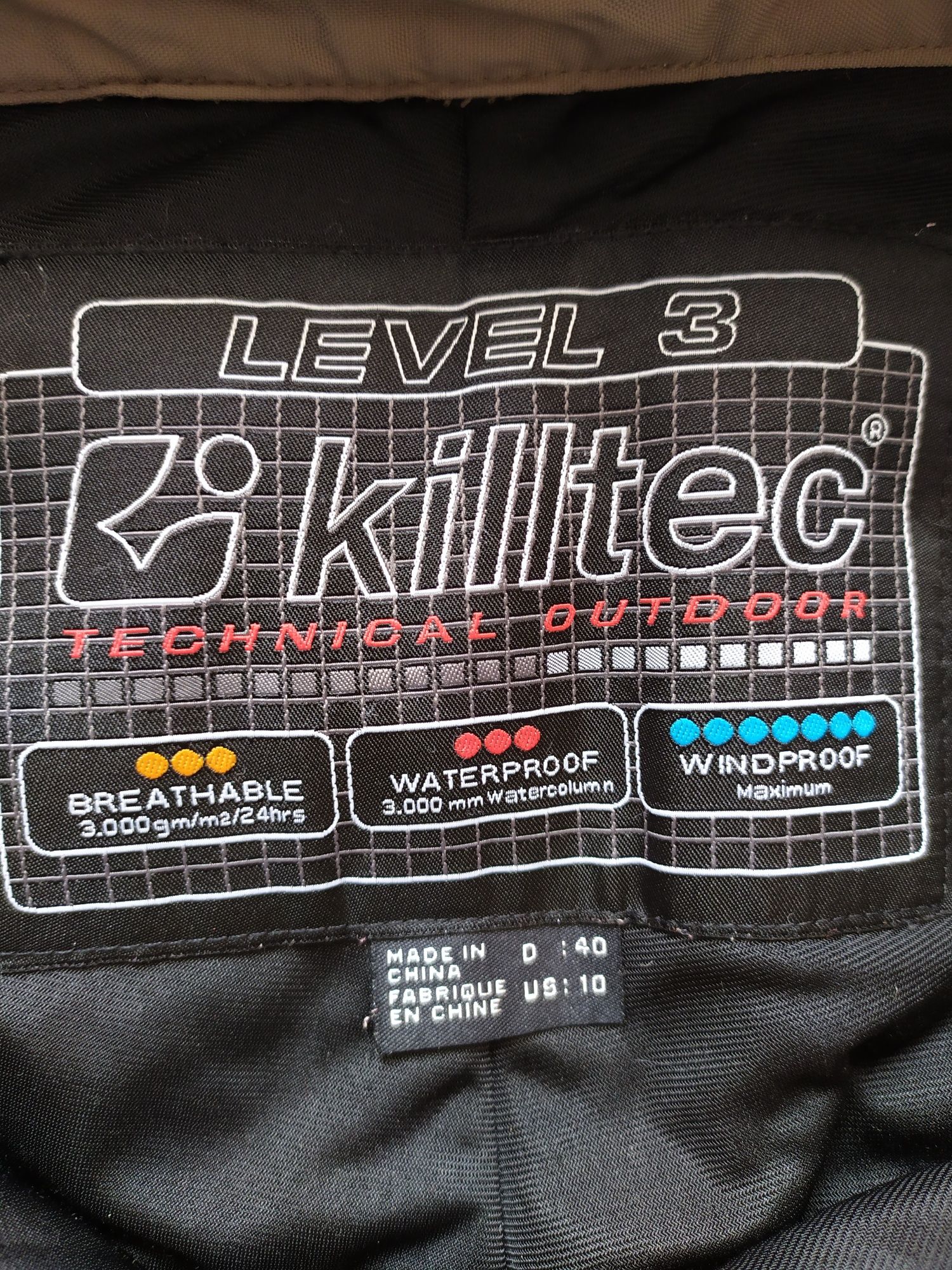 Термо-комбінезон  утеплені  "Killtec level 3". Розмір 40.