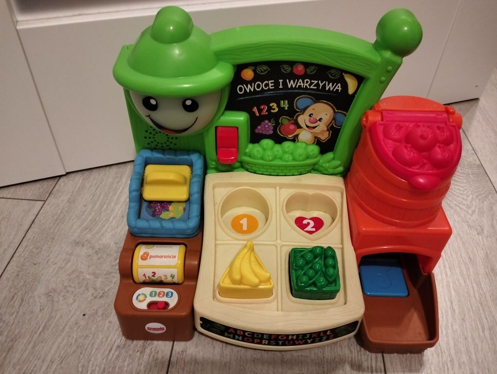 Fisher Price stragan owoce i warzywa