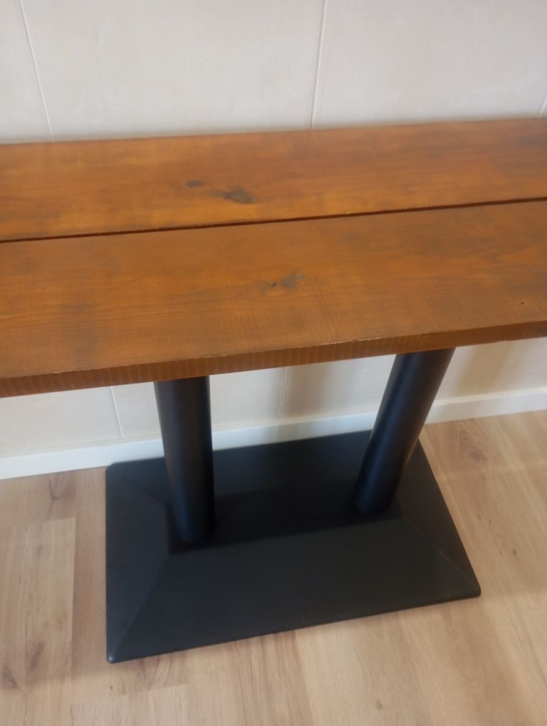 Consola de madeira macica