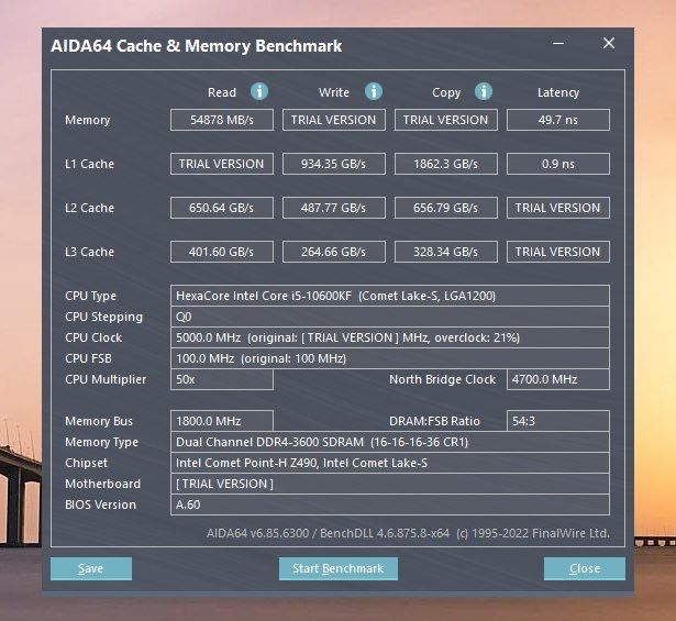 Процессор Intel Core i5-10600KF 4.1(4.8)GHz s1200