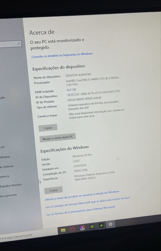 Pc gaming Intel i5-9400F  GTX 1650