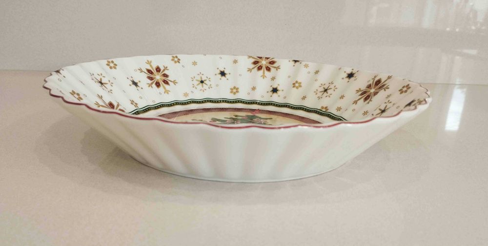 Taça  Villeroy & Boch com motivos de Natal