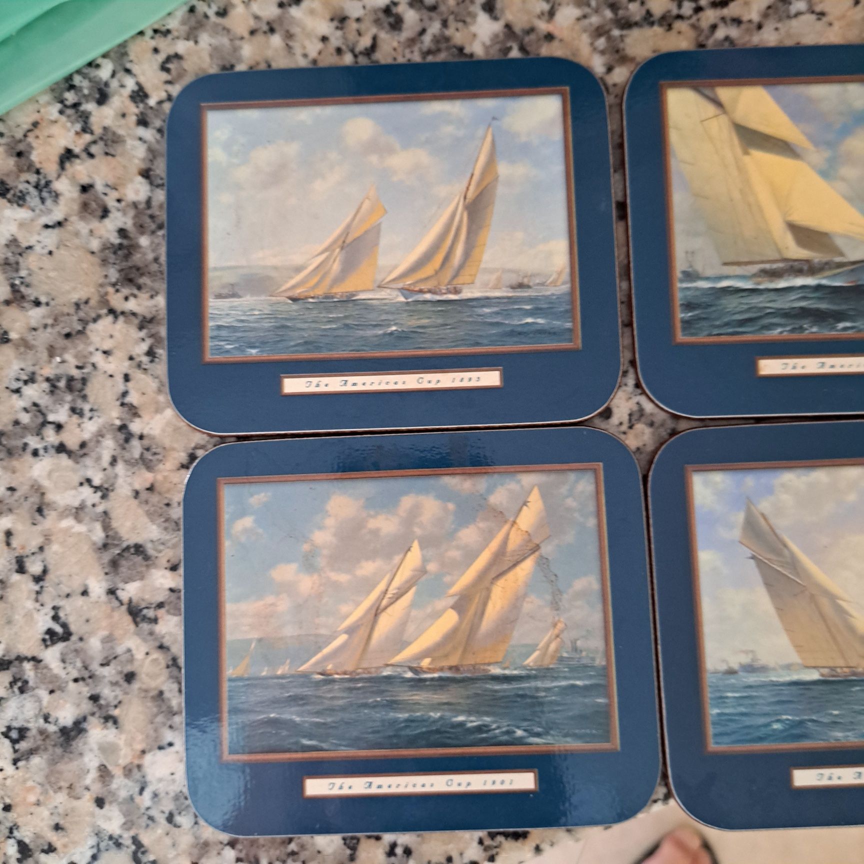 Bases para copos Roy Cross, American cup