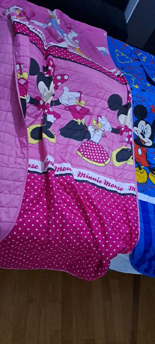 Colchas Disney Minnie&Margarida  e Mickey