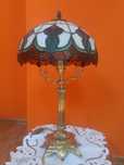 Zabytkowa lampa witraż vintage powstała do 1945r