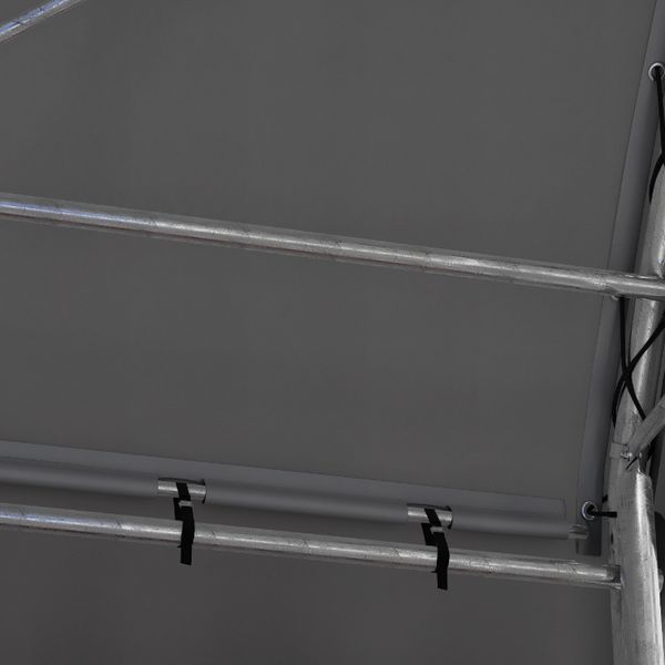 Namiot ZADASZENIE do kontenerów 2x WEJŚCIE 12x6m