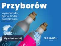 WYMIANA gaz CO2 do SODASTREAM Przyborów i okolice Spinelsoda