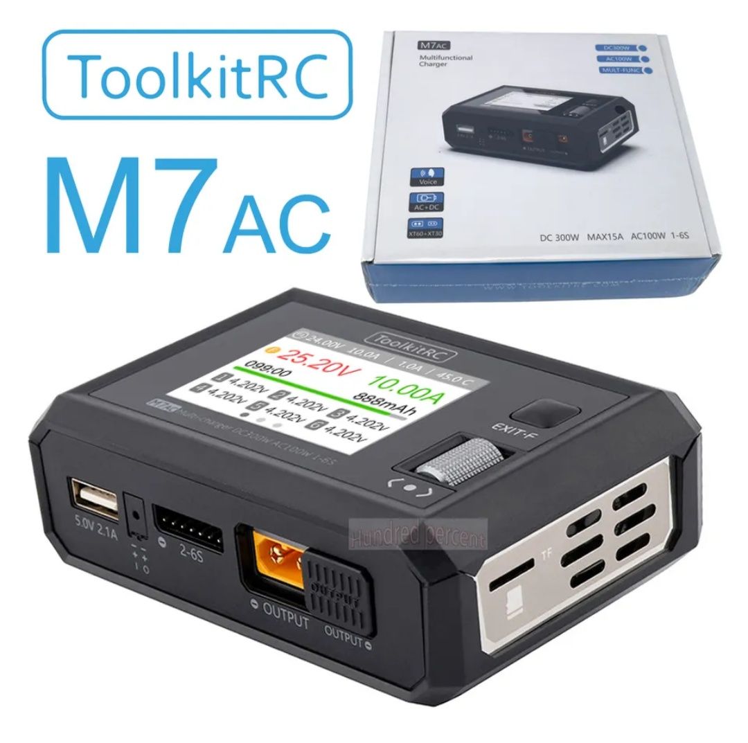 зарядний пристрій ToolkitRC M7AC