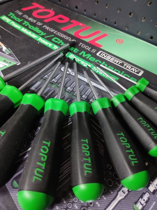 Набор отвёрток TORX TOPTUL набір викруток торкс 9шт Т8-Т40 PROFI