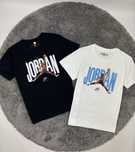 Футболка Nike Jordan чорна біла усі розміри джордон джордан найк nike