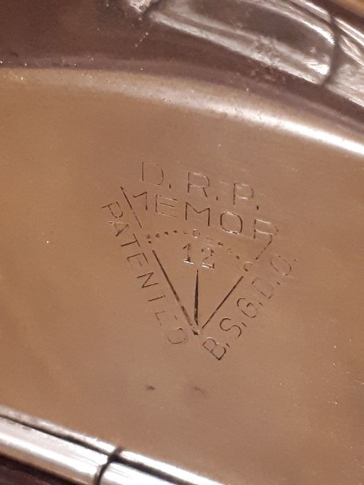 Memor stary zegar biurkowy patentowy