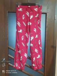 Spodnie piżamy świąteczne bawełniane rozmiar M 38