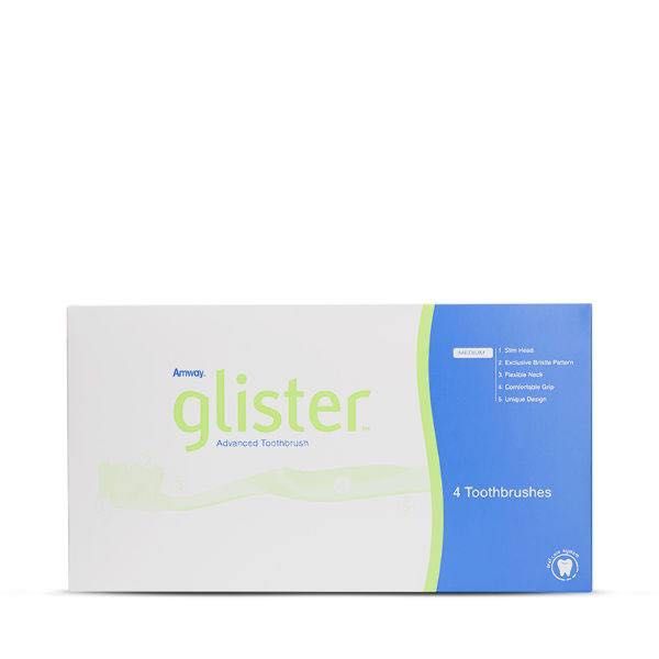 Glister універсальна зубна щітка упаковка 4 шт стара серія