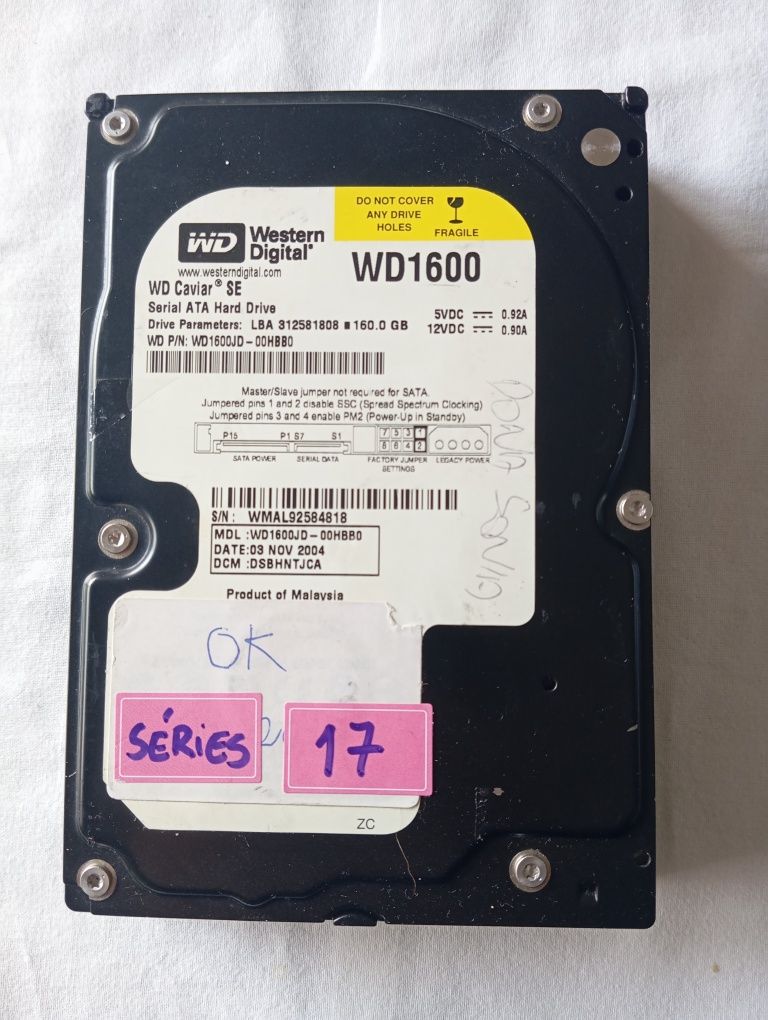 2 Discos Externos 3.5" - 160GB