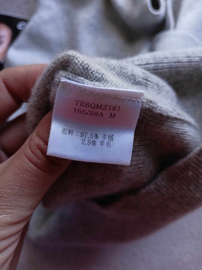 Sweter kaszmir/Roz S/M