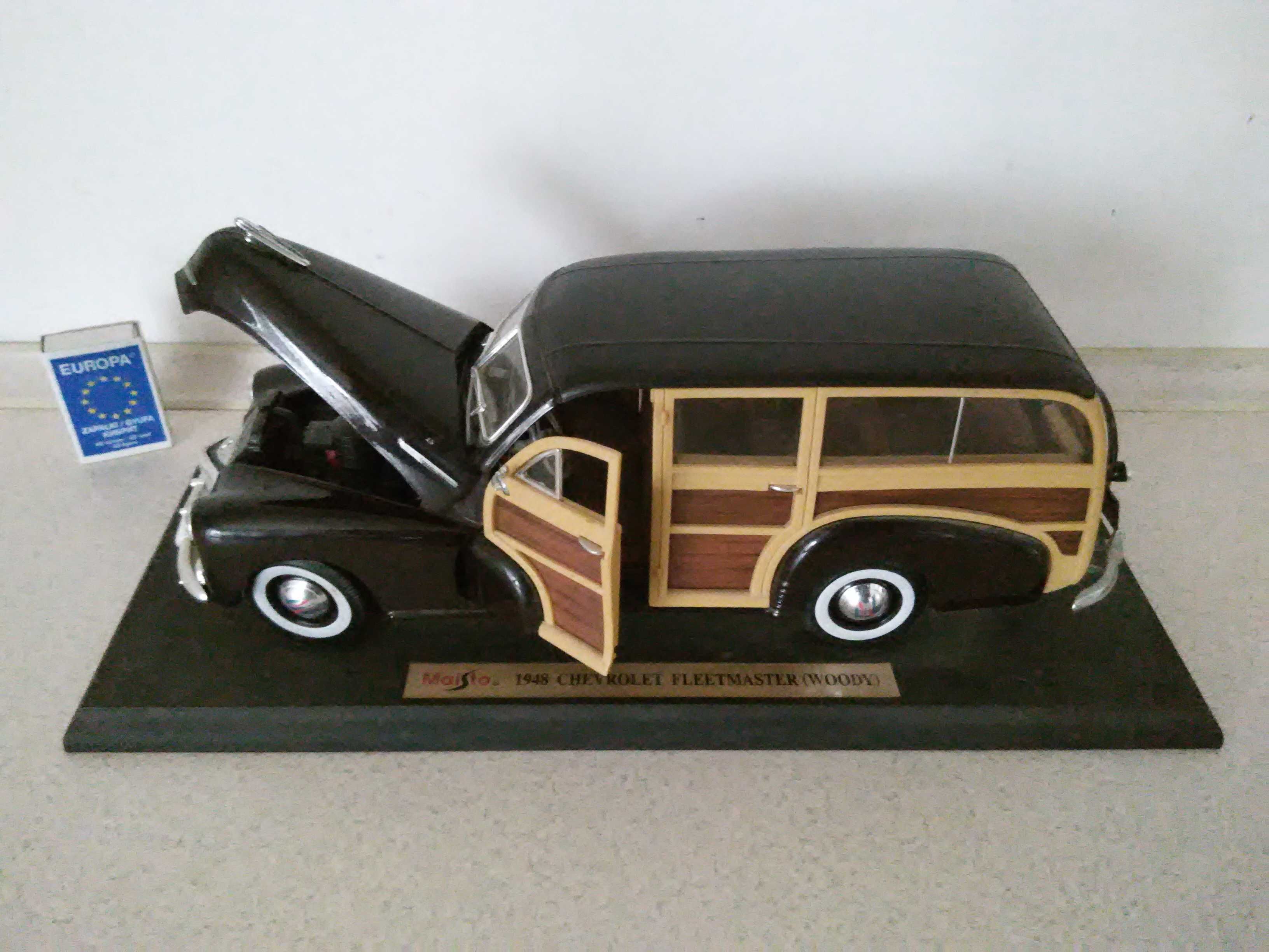 stary model retro 1948 Chevrolet Fleetmaster USA antyk zabytek 1:18