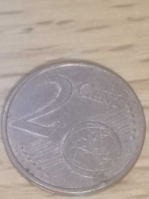 Vendo moeda 2 cêntimos