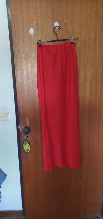 Conjunto saia comprida e tope