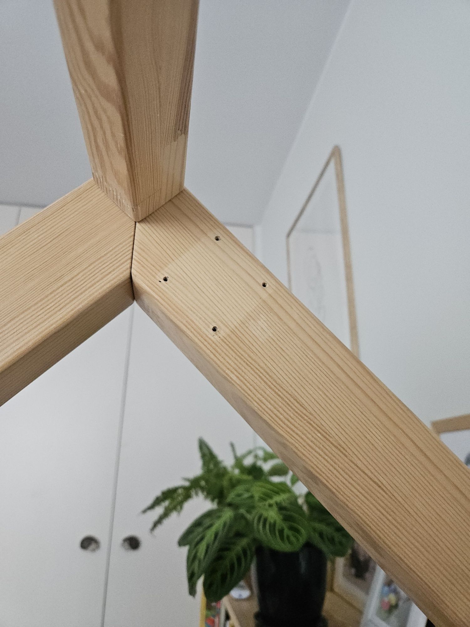 Luletto Bianco PLUS z materacem Hevea Snudo Duo (łóżko-domek)