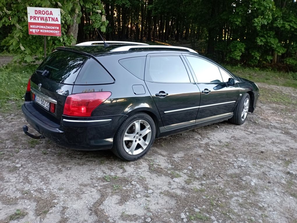 Peugeot 407 Sw Panorama dach. 2005r. Klima sprawna!