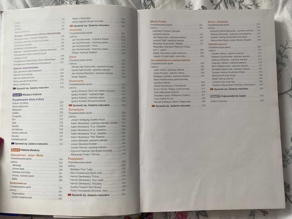 Teraz matura Język Polski rozszerzony