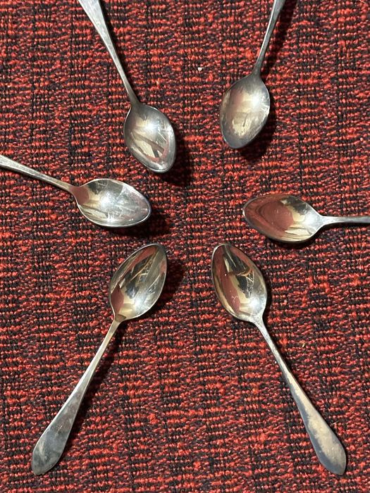 Okazja! Zestaw lyzeczek posrebrzanych, platerowanych z PRLu