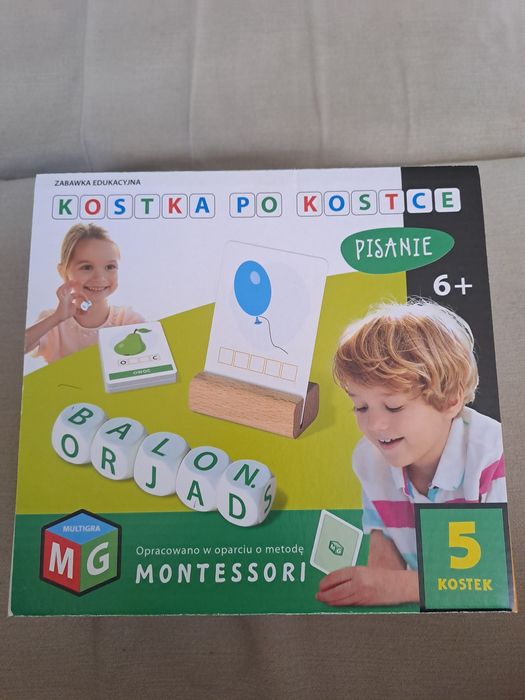 Gra kostka po kostce Pisanie