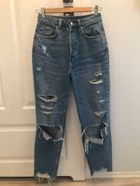 Niebieskie jeansy H&M rozmiar 34