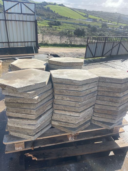 Mosaico exterior em cimento