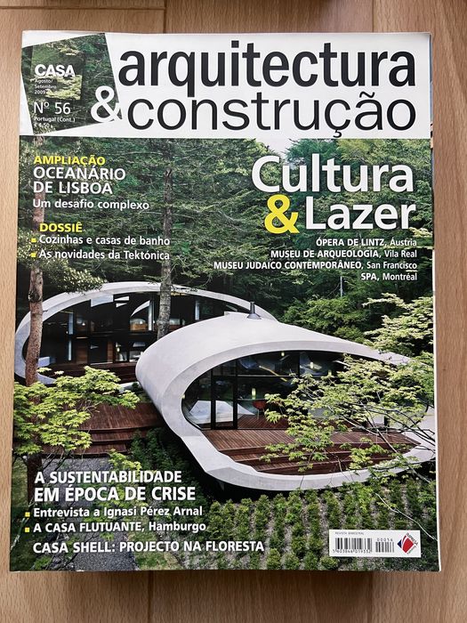 Diversas edições da revista Arquitetura e Construção de 2005 a 2009