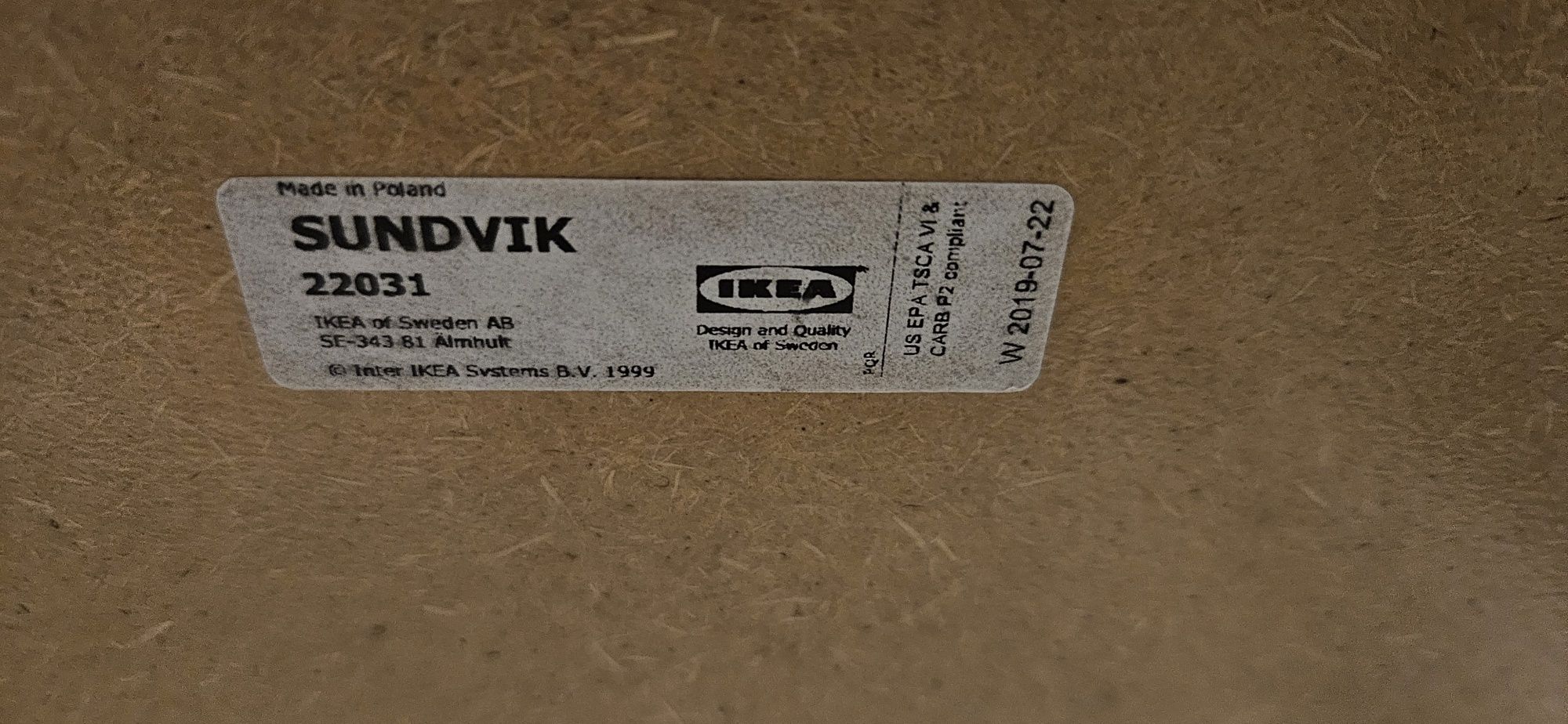Biurko Ikea - 2 sztuki - Sundvik krzesełko Sundvik i Kritter - komple