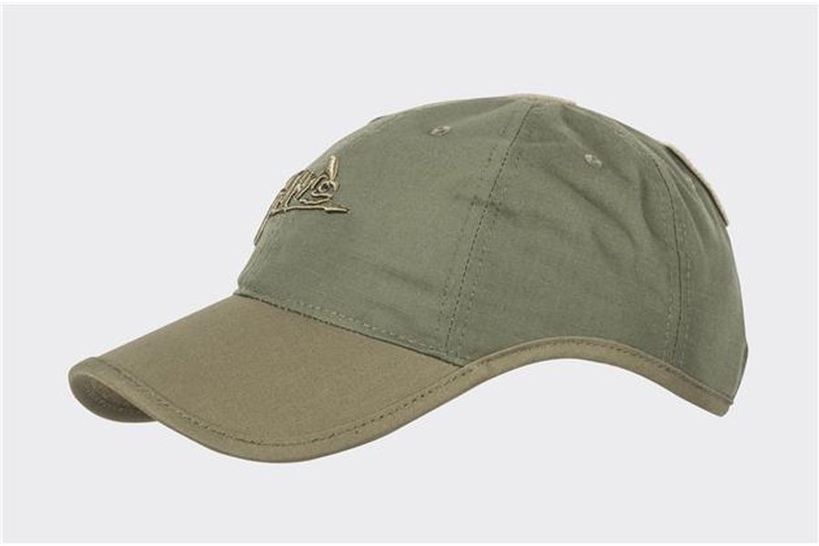 Czapka Helikon Logo Cap - PolyCotton Ripstop - Olive Green