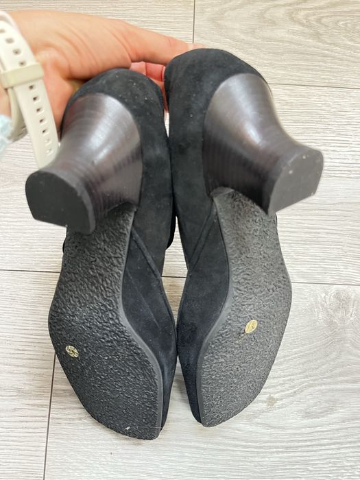 Czółenka skórzane , ręcznie robione Kämpgen, rozm 38/39