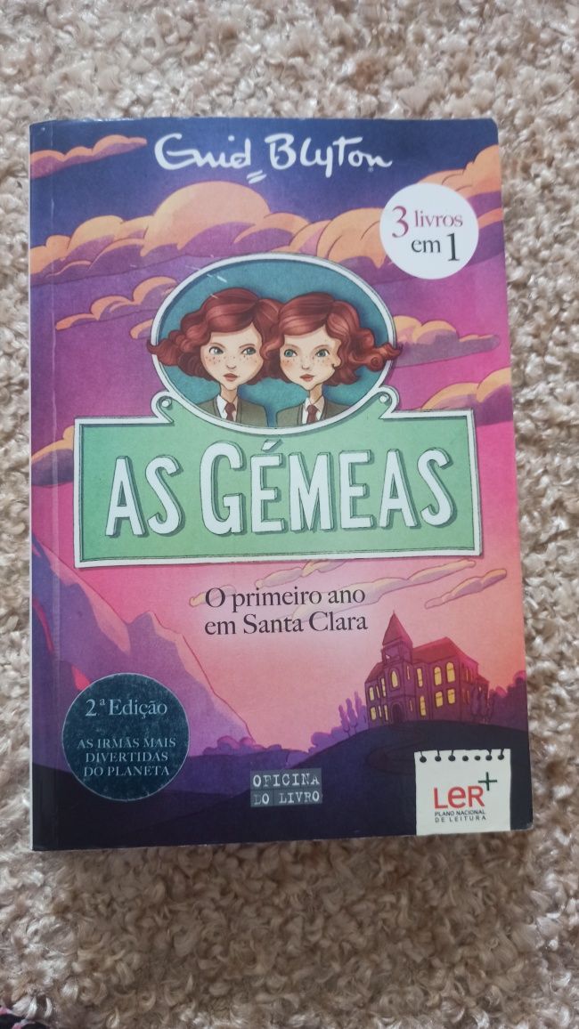 Livro As gêmeas de Enid Blyton