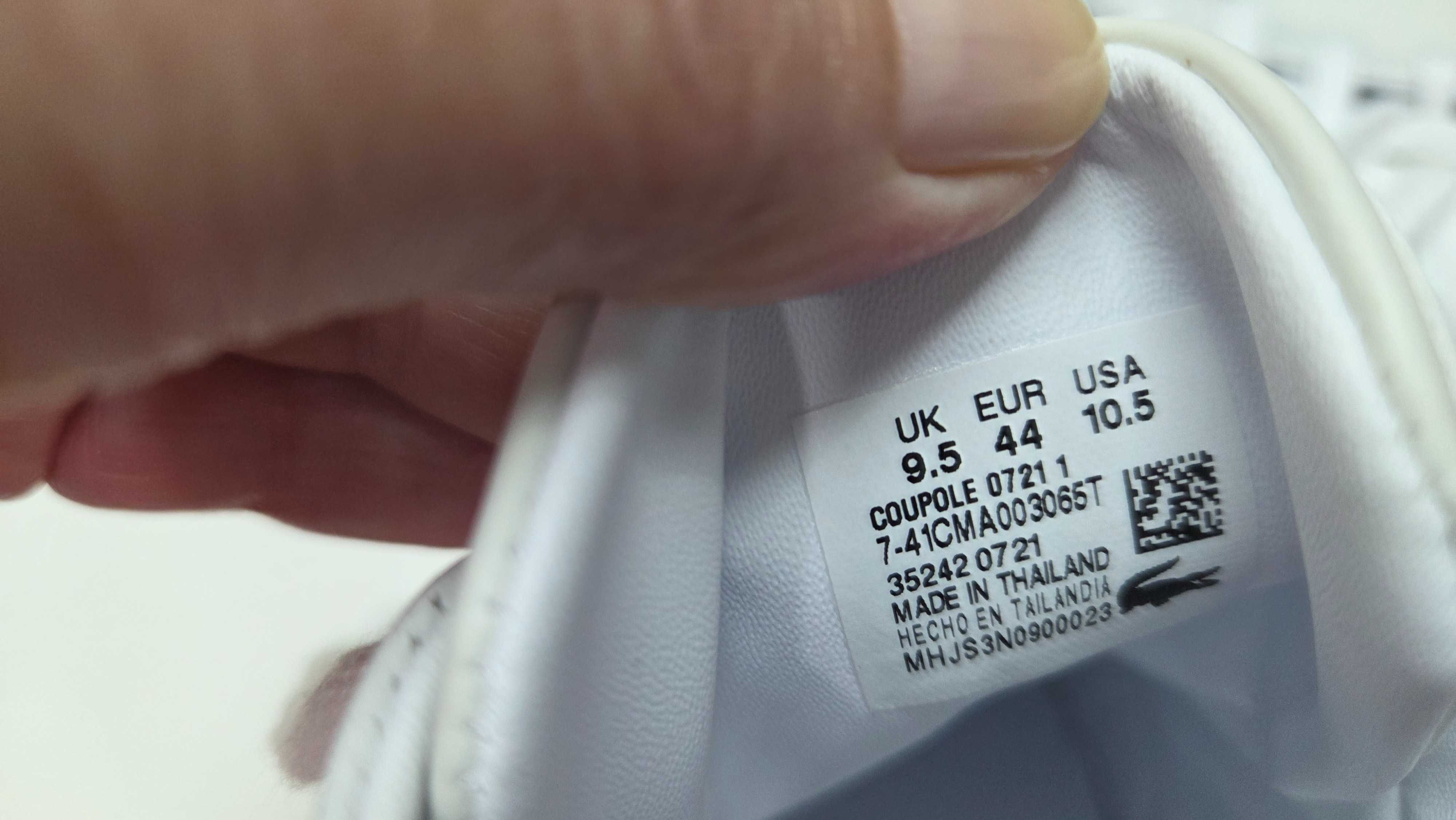Sneakersy Lacoste r. 43 / 44 skóra naturalna